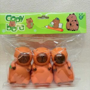 Pack de 3 vinyl toys Capibara 10 cm – (OFERTA)