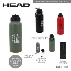 TA31394 - BOTELLA TERMICA HEAD 1000 ML
