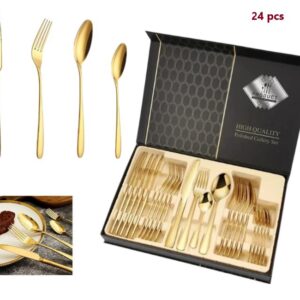 SET DE JUEGO DE CUBIERTOS 24 PCS
