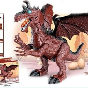 DINO PILA C/HUEVO, LUZ Y MOV. (28,8CM X 10,9CM X 20,4CM)