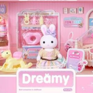 SET CONEJITO HAB BEBÉ C/ACC - GDE (35CM X 20CM X 14CM)