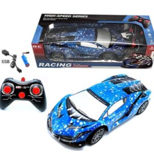 AUTO CELESTE R/C C/USB - 4 COM. (36,5CM X 12CM X 15CM)