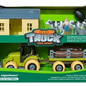 SET GRANJA C/TRACTOR, EST. Y ANIM. (34,5CM X 9,8CM X 21CM)