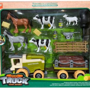 SET GRANJA C/TRACTOR Y ANIMALES (31,8CM X 9CM X 26,5CM)