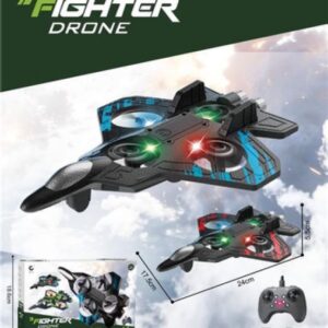 NAVE DRONE R/C C/USB - VUELA (18,6CM X 5,9CM X 28,8CM)