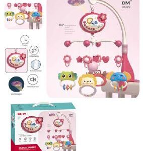 MÓVIL MUS. C/PROYECTOR ROSA