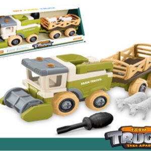 TRACTOR C/OVEJAS Y DESTORN. (11,5CM X 9CM X 30CM)