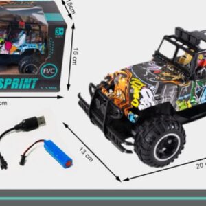 JEEP R/C C/USB - 4 COM. (26CM X 15CM X 16CM)