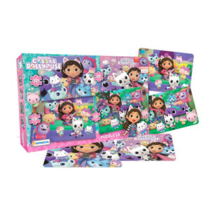 TPUGD01016 - 4 Puzzles 2x30 2x48 Pzas Gabby Dollhouse