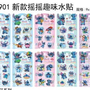 Stickers de Stitch 3D 36 Uni. x Caja Surtidas