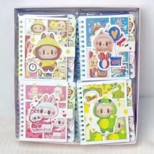 Cuaderno Labubu 10 x 11,2 cm 65 hojas 4 Modelo Surtido – (OFERTA)