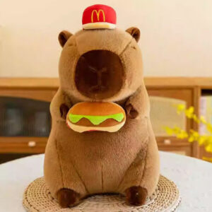 PELUCHE CAPYBARA DE HAMBURGUESA 30CM 1389-15