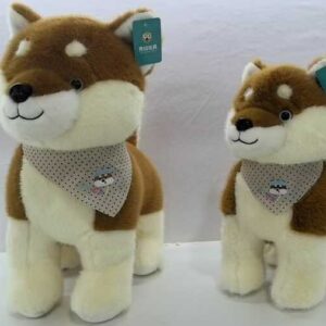 Peluche shiba Inu con bufanda 60cm