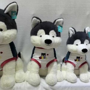 Peluche husky vestido 30cm