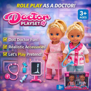 MUNECA DOCTOR Y PACIENTE DOCTOR PLAYSET 22277