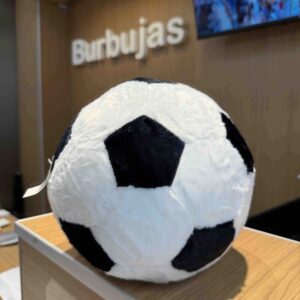 Peluche pelota de fútbol 22cm