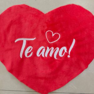 Almohada corazón rojo Te Amo 35cm