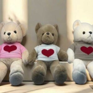 Oso de peluche con suéter 50cm