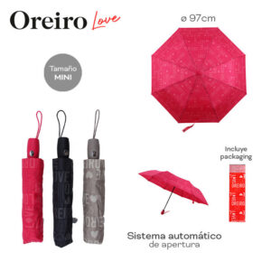TA28994 - PARAGUAS OREIRO LOVE LOGO