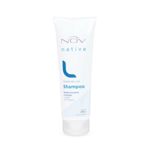 NOV NATIVE ACEITE DE LINO SHAMPOO RESTRUCTURANTE PROFUNDO CABELLO DESHIDRATADO 240ML 7798189580774