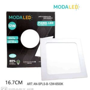 PANEL LED 12W CUADRADO FRIO AN-SPLS-B-12W-6500k-40