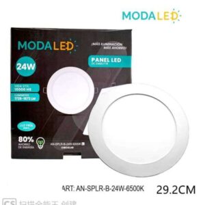 PANEL LED 24W REDONDO FRIO AN-SPLR-B-24W-6500k-20