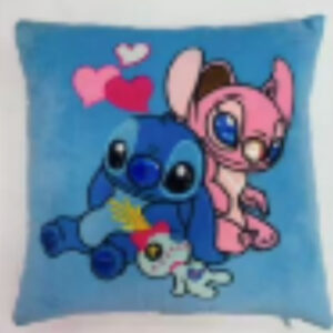 Almohada Stitch y Angel con perrito 35cm