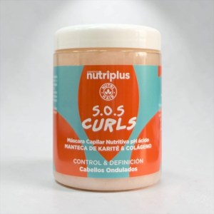 NUTRIPLUS MASCARA CAPILAR SOS CURLS 300G 0763571724941