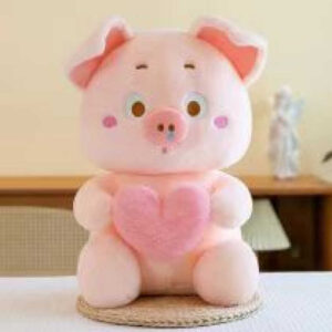 Cerdo con forma de corazón de 45 cm