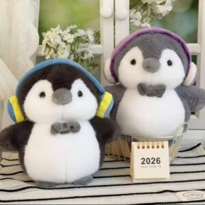 Pingüino con auriculares耳机企鹅
