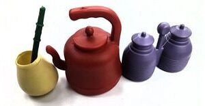 SET DE MATE PLASTICO LINEA ECONOMICA