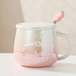 MT09329 TAZA CERAMICA PERLA GATO 2007505093290