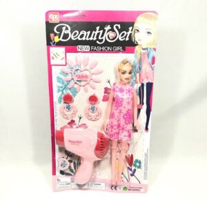 MUÑECA CON ACCESORIOS DE BELLEZA EN BLISTER 27CM