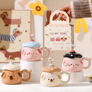 AA1666 TAZA CERAMICA CUTE ANIMALS