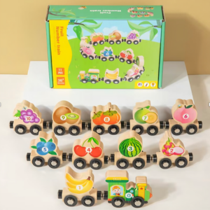 AA1582 TREN DE MADERA CON FRUTAS