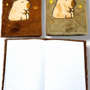 CUADERNO TAPA PELUCHE CAPYBARA X1 A5-1