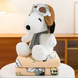 SNOOPY MANTA CON BUFANDA 42CM