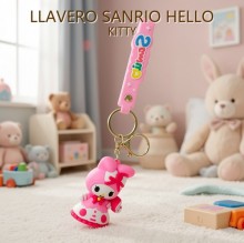 LLAVERO SANRIO HELLO KITTY