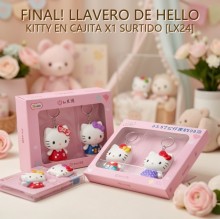 FINAL! LLAVERO DE HELLO KITTY EN CAJITA X1 SURTIDO [LX24]