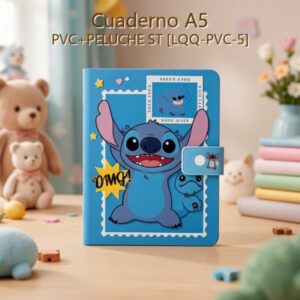 Cuaderno A5 PVC+PELUCHE ST [LQQ-PVC-5]