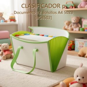 CLASIFICADOR p Documento 12 Bolsillos A4 5023 [BG8502]