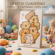 CUADERNO DIARIO DE CAPYBARA 100PG 3442 [BOCH24344]