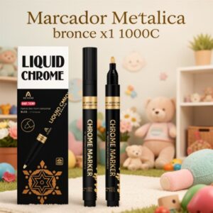 Marcador Metalica bronce x1 1000C