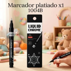 Marcador platiado x1 1004B