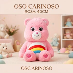 OSO CARINOSO ROSA 40CM