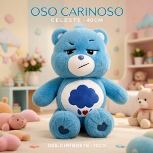 OSO CARINOSO CELESTE 40CM
