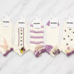 Medias Tobillera Floral