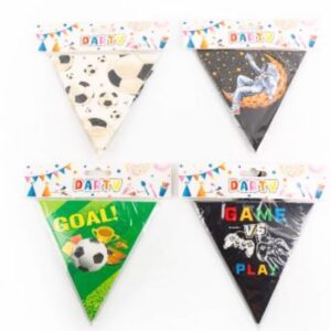 BANDERINES X 12 CUMPLEAÑOS DECORADO