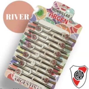 BOMBILLAS X 12 DIJE DE RIVER CON RESORTE NO SE TAPA BLISTER