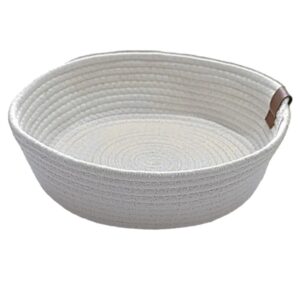 PANERA CANASTA REDONDA ALGODON 28 X 10 CM